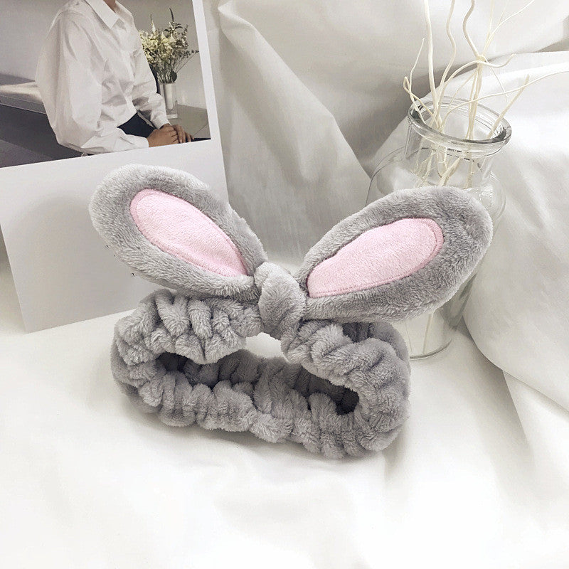 Rabbit Ear Washing Makeup Headband