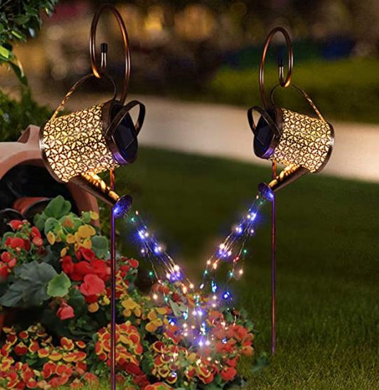 Copper Solar Garden Lights For Outdoor Pathway Yard Deck Lawn Patio