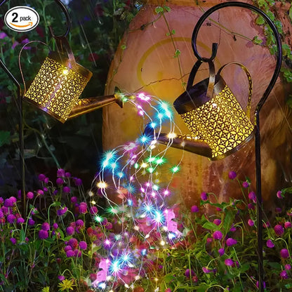Copper Solar Garden Lights For Outdoor Pathway Yard Deck Lawn Patio
