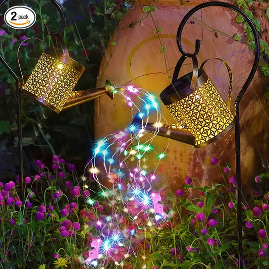 Copper Solar Garden Lights For Outdoor Pathway Yard Deck Lawn Patio