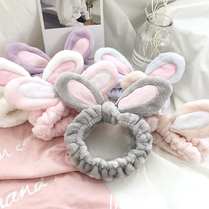 Rabbit Ear Washing Makeup Headband