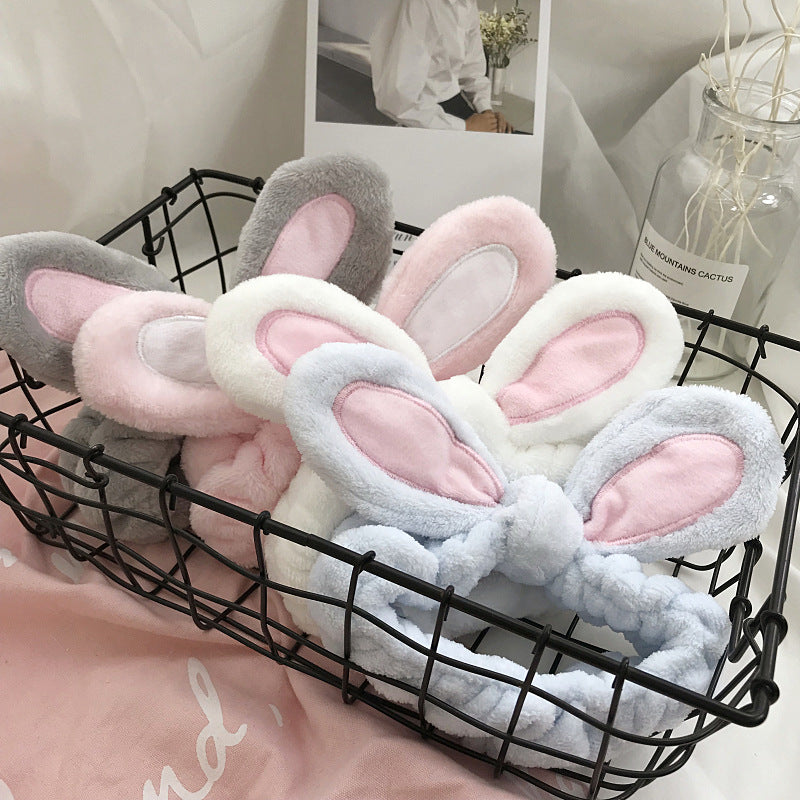 Rabbit Ear Washing Makeup Headband